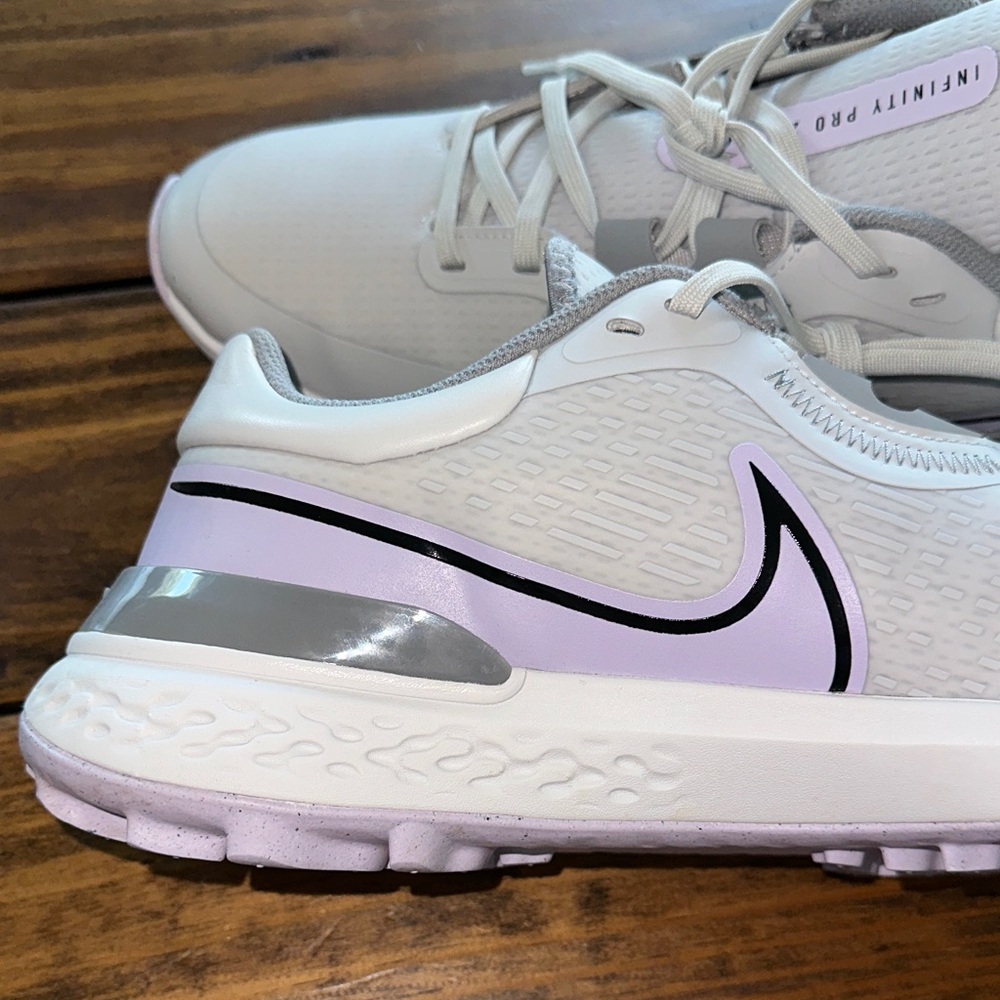 Nike React Infinity Pro 2 Golf Sz. 12 Light Gray and Purple - Picture 6 of 9